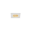 LED innbyggingsspot Patta-I kvadratisk hvit IP65 8x8 cm forfra