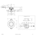 LED innbyggingsspot PC65 rund dimbar antrasitt IP65 forfra
