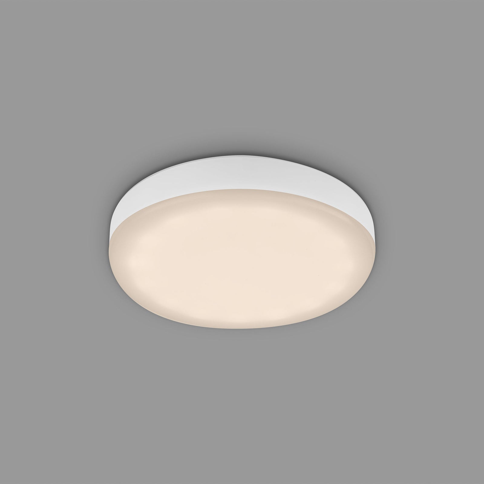 LED innbyggingsspot Plat hvit Ø7,5 cm IP44 3000K bakside
