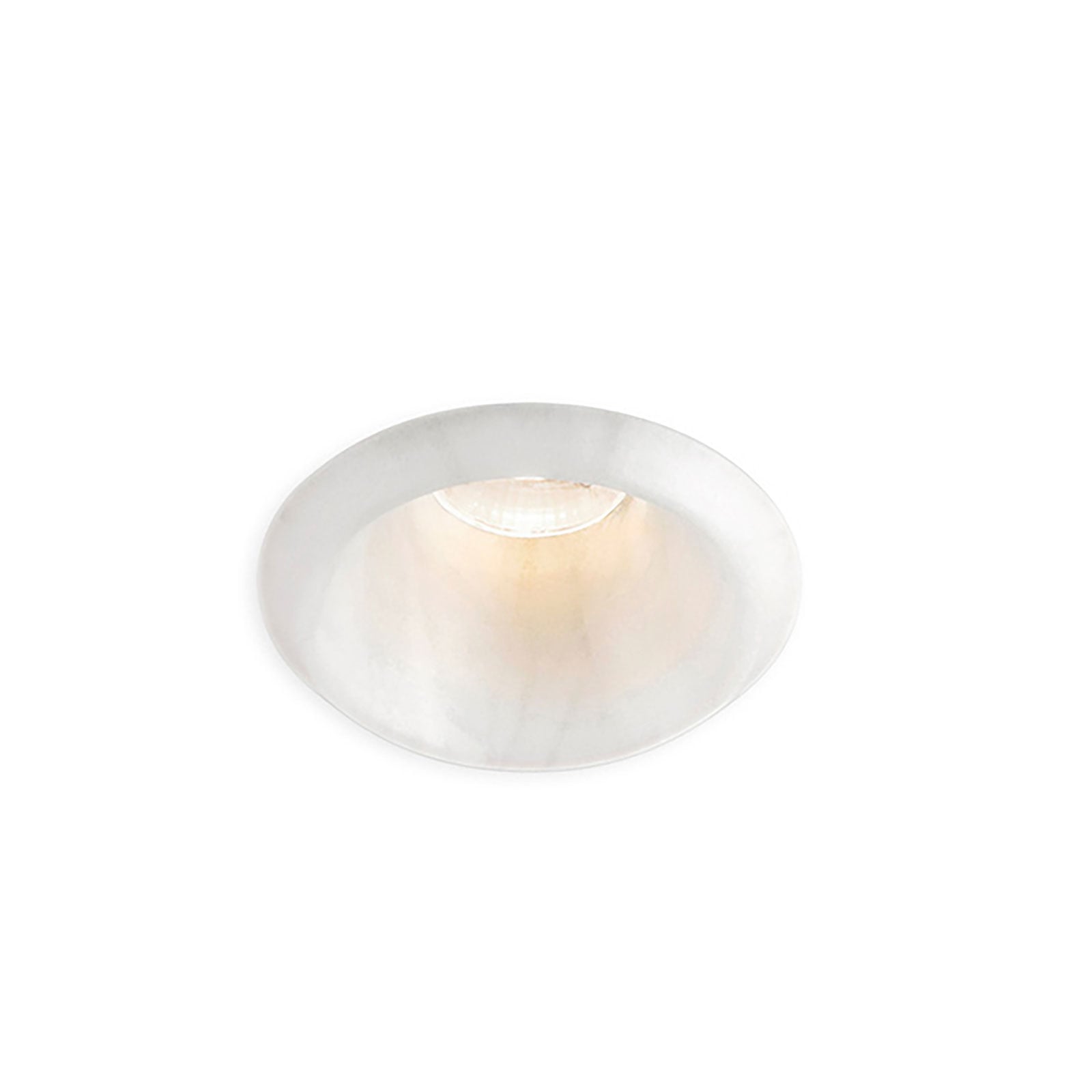 LED innbyggingsspot Play Raw alabaster dimbar for elegant belysning