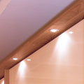 LED innbyggingsspot Punto Lumi hvit Ø3 cm 1W IP44 forfra