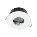 LED innbyggingsspot RECESS hvit Ø9 cm IP65 GU10 4,3W forfra