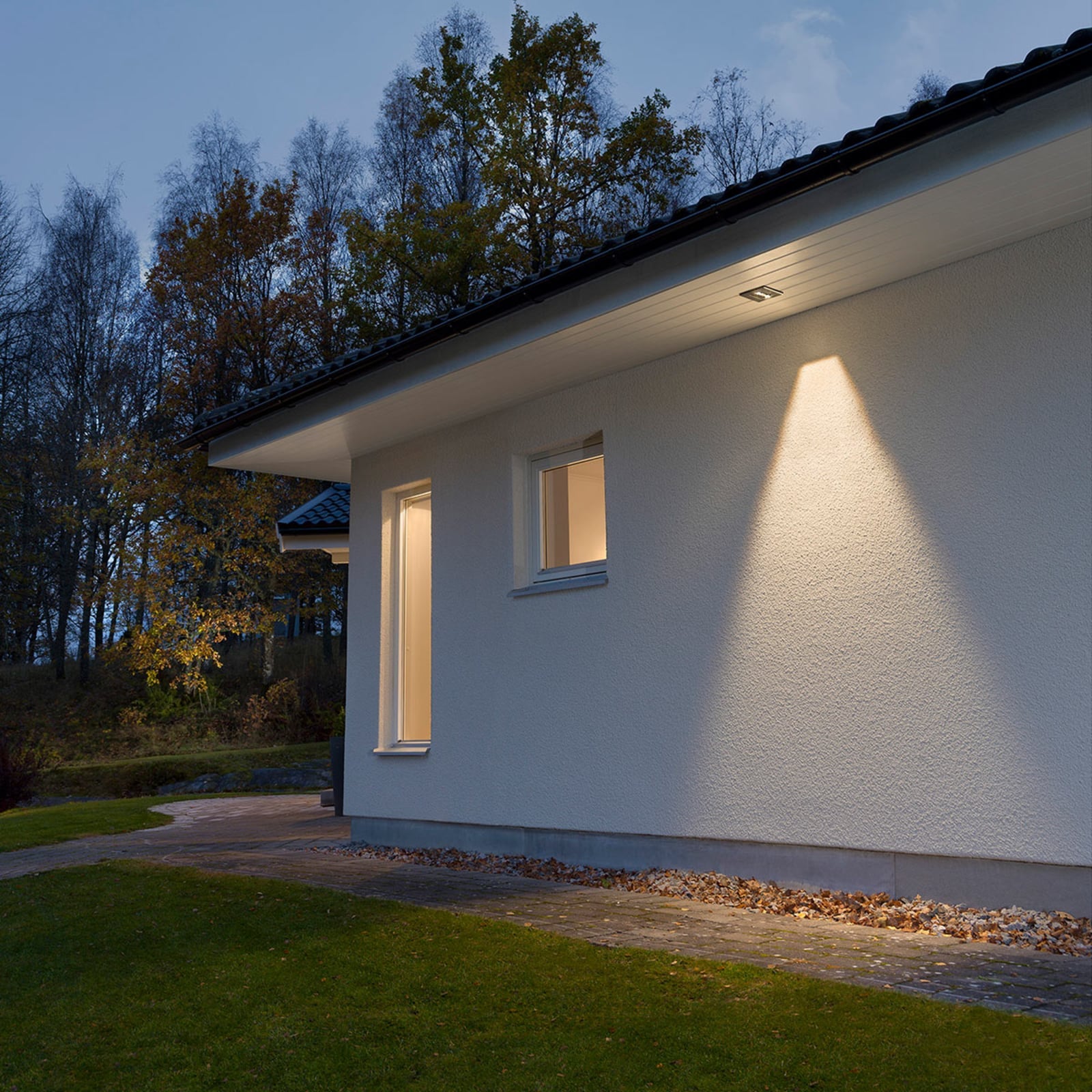 LED innbyggingsspot Recessed Spot firkantet 5W IP44 bakside