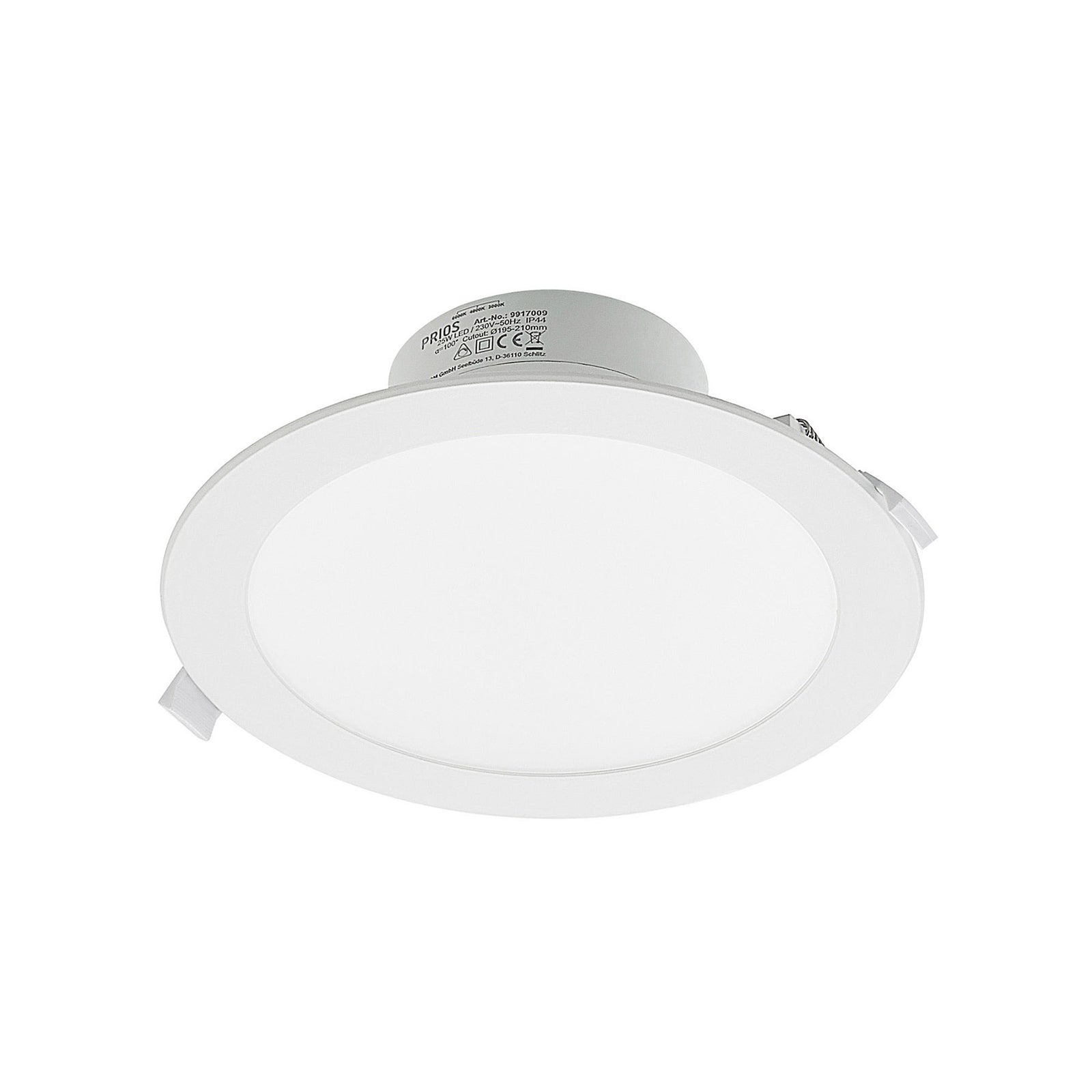 LED innbyggingsspot Rida 10-pack montert i tak