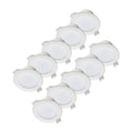 LED innbyggingsspot Rida 10-pack hvit CCT dimbar forfra