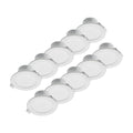 LED innbyggingsspot Rida 10-pack hvit Ø12 cm CCT IP44 forfra