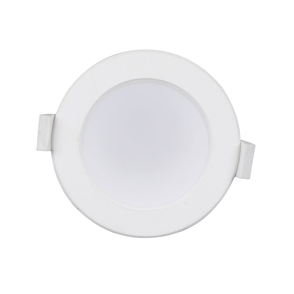 Bakside av LED innbyggingsspot Rida med tilkoblingsdetaljer