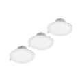 LED innbyggingsspot Rida 3-pack hvit forfra