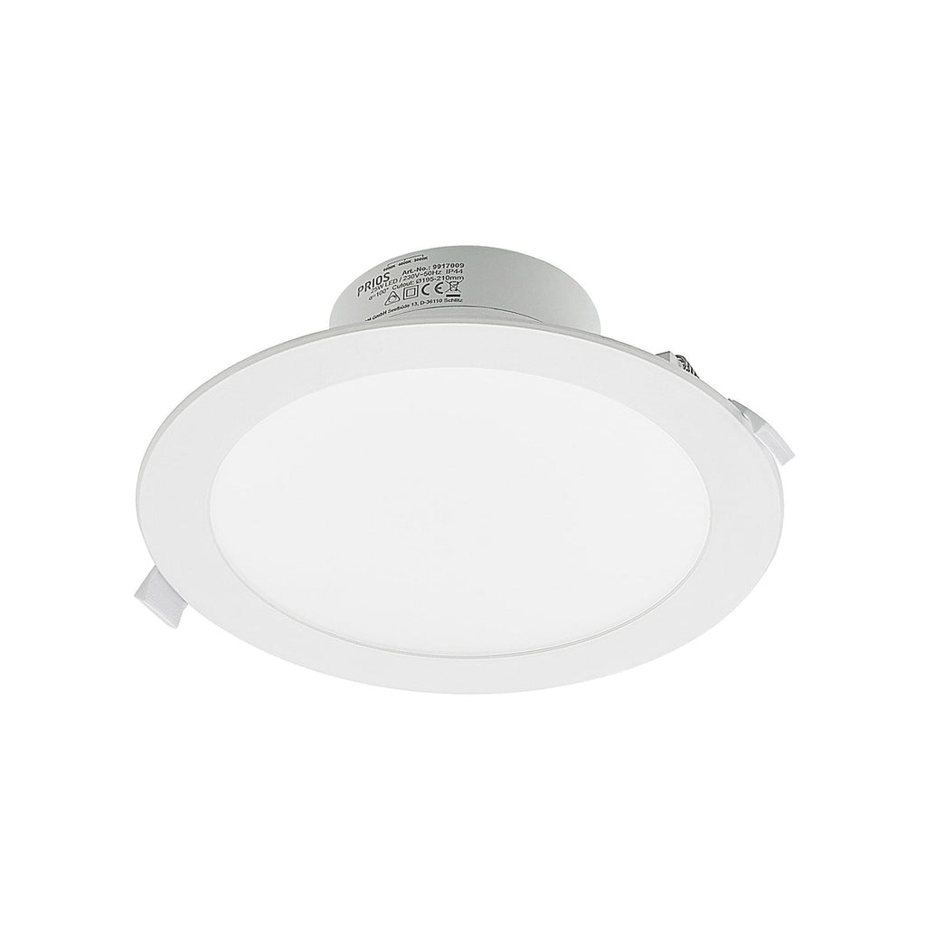 LED innbyggingsspot Rida 3-pack hvit montert i tak
