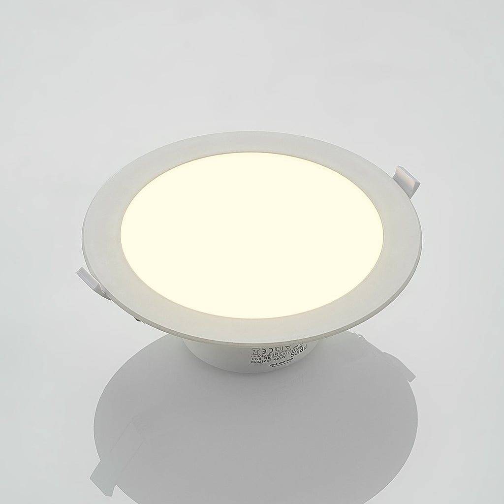 LED innbyggingsspot Rida hvit Ø23 cm 30W CCT dimbar IP44 lysstyrke