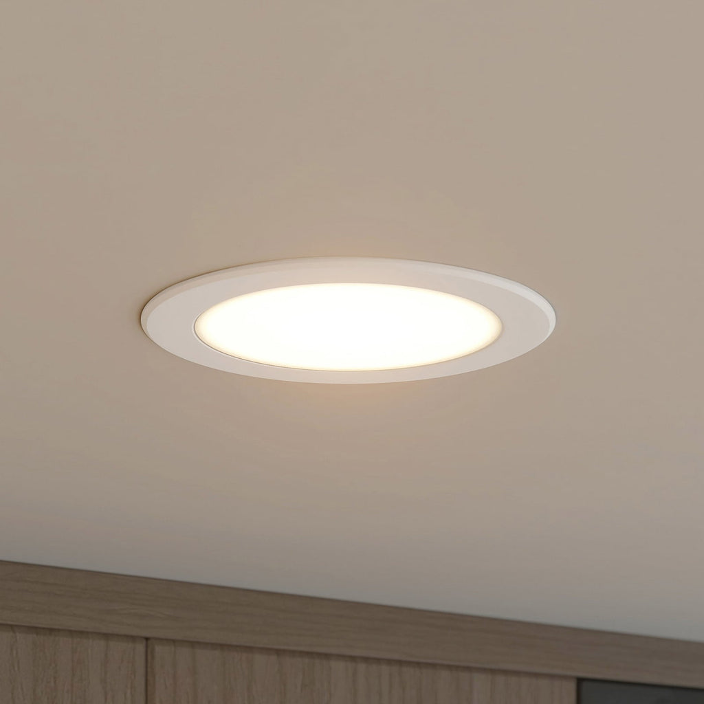 LED innbyggingsspot Rida hvit forfra