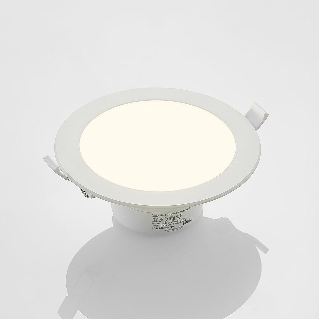LED innbyggingsspot Rida hvit syn fra siden
