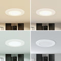 LED innbyggingsspot Rida rund hvit CCT dimbar forfra