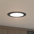 LED innbyggingsspot Rida svart forfra