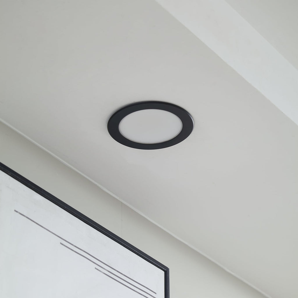 LED innbyggingsspot Rida svart bakside