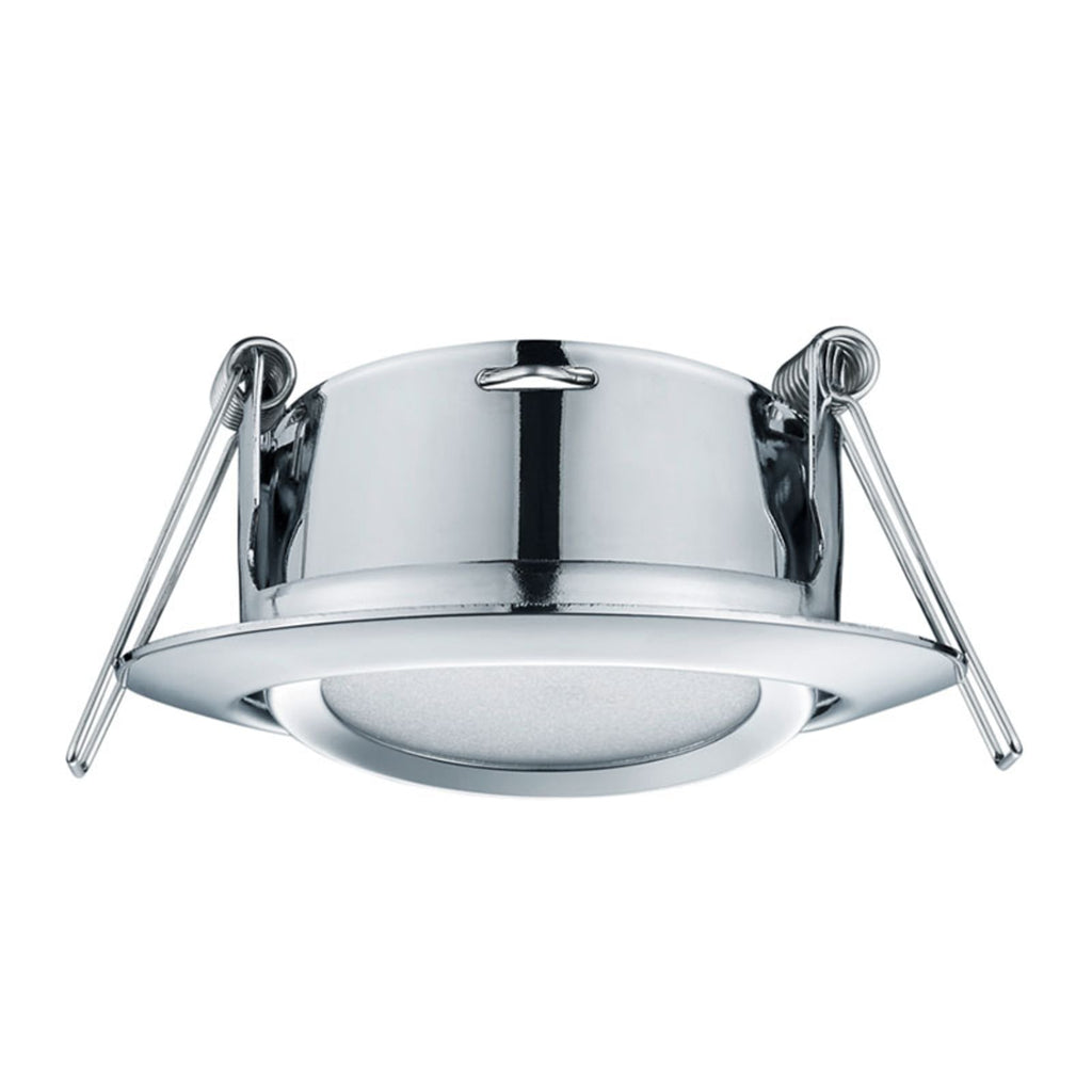 LED innbyggingsspot Rila krom svingbar Ø8,2 cm 5W detalj