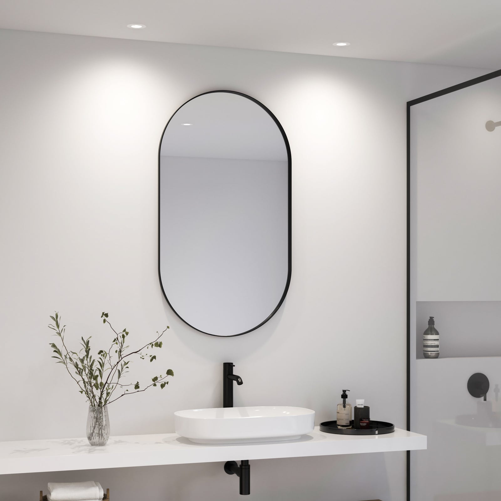 LED innbyggingsspot Rosalee dimbar hvit detalj