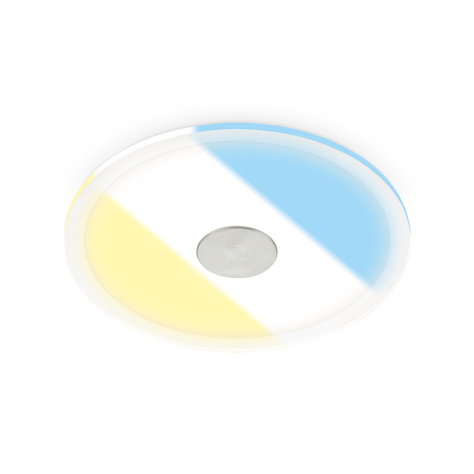 LED innbyggingsspot rund aluminium Ø17 cm 12W IP44 CCT Briloner forfra