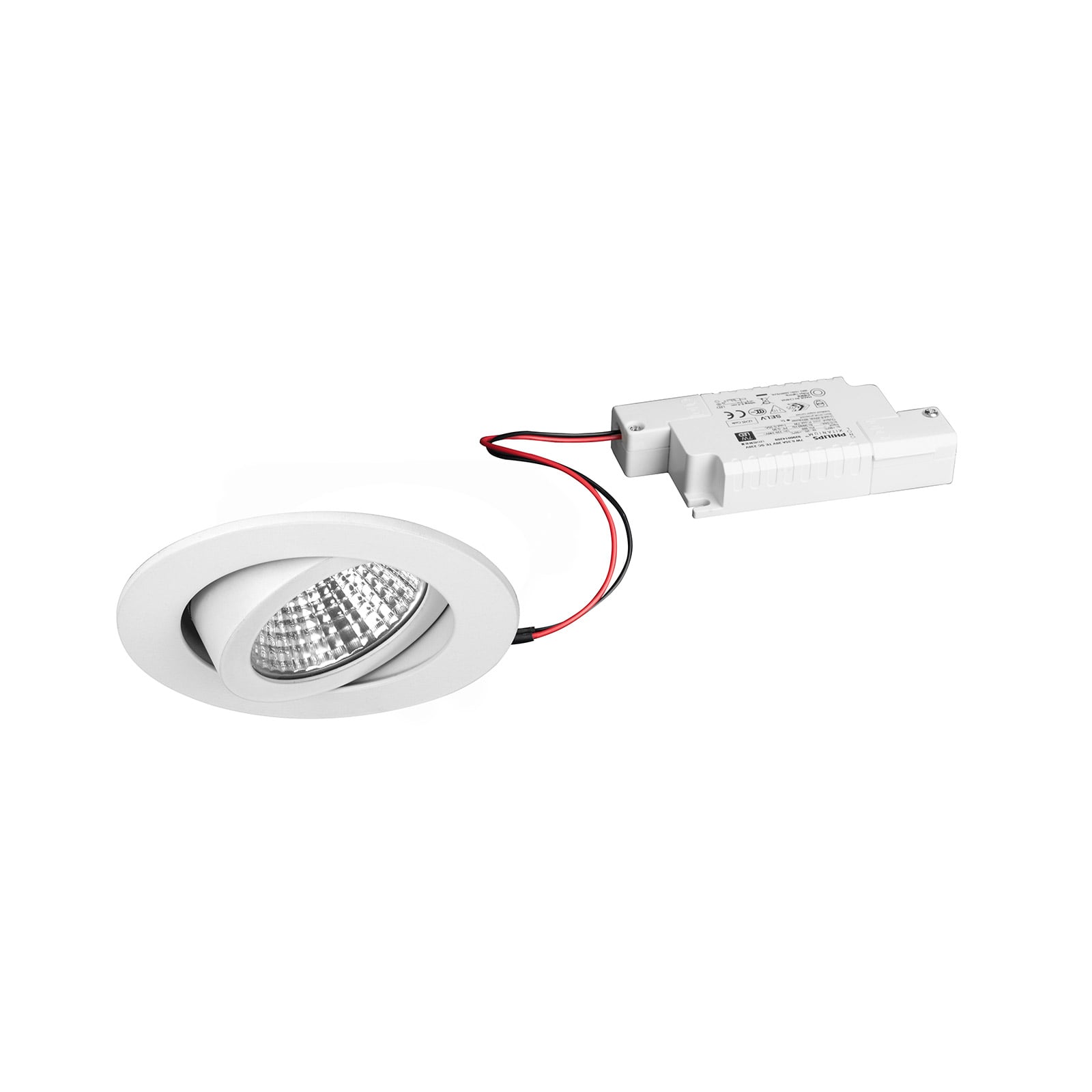 LED innbyggingsspot rund dimbar hvit Ø8,2 cm 6W IP65 fra BRUMBERG forfra