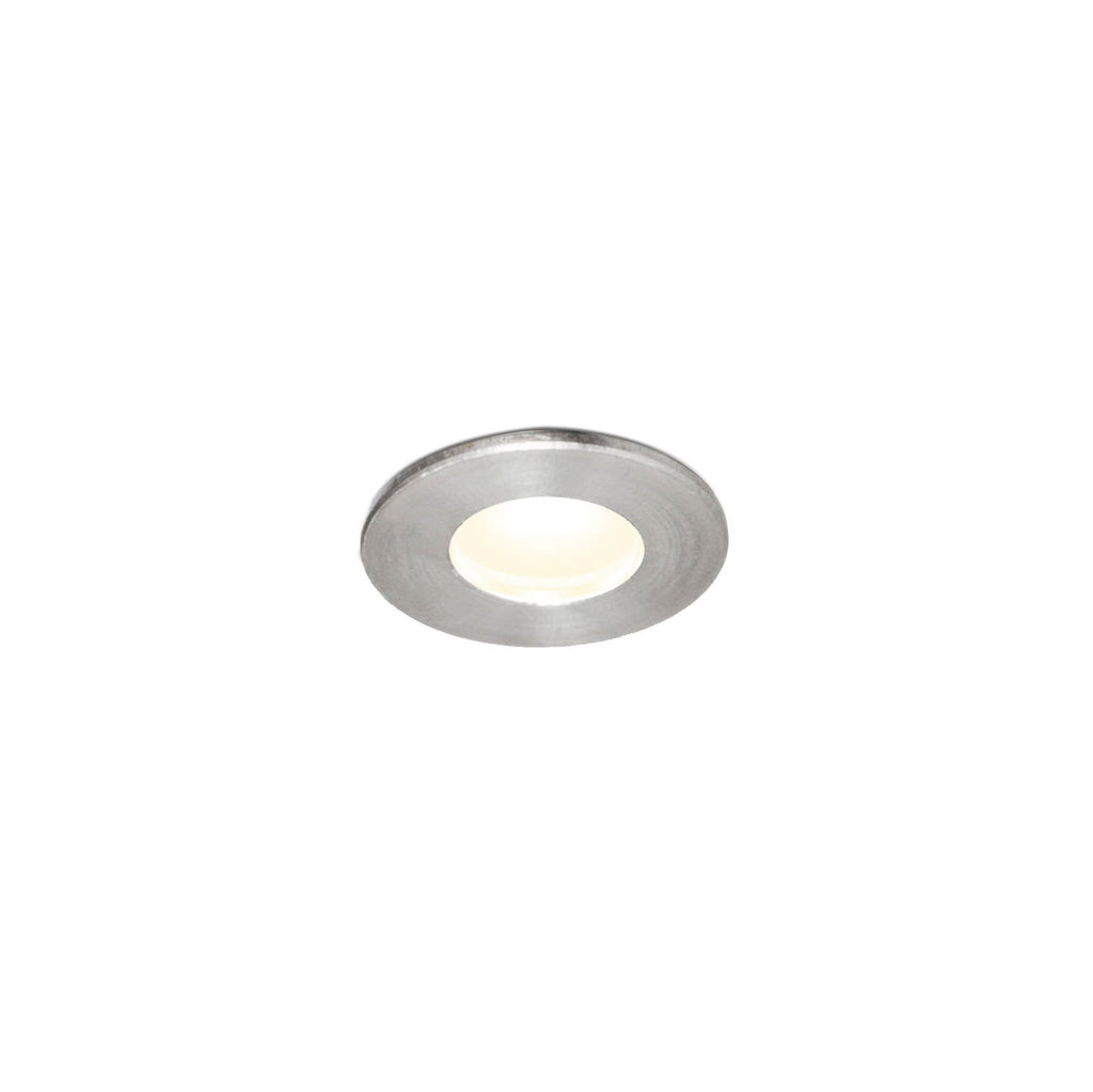 Bakside av LED innbyggingsspot rund rustfritt stål Ø1 cm 12V IP68