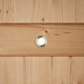 LED innbyggingsspot rund rustfritt stål IP68 Ø1,8 cm 12V - EVN forfra