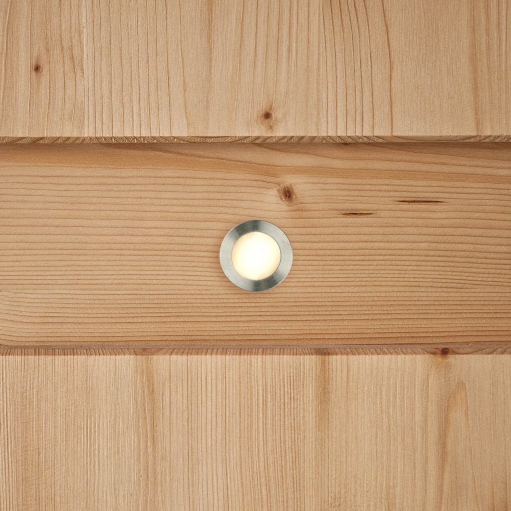Montert LED innbyggingsspot rund rustfritt stål IP68 Ø1,8 cm 12V - EVN