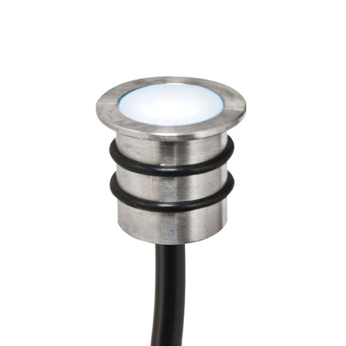 LED innbyggingsspot rustfritt stål Ø1,8 cm forfra