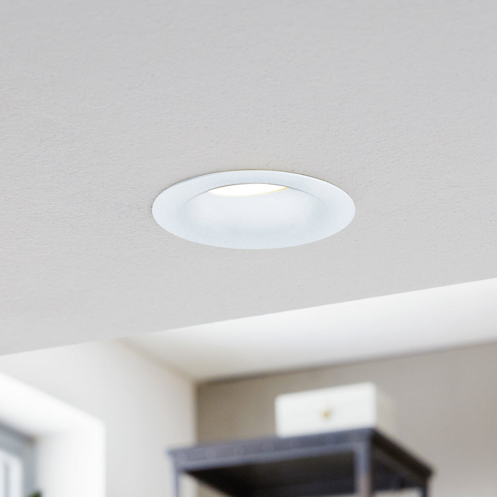 LED innbyggingsspot Saliceto rund aluminium dimbar 6W forfra