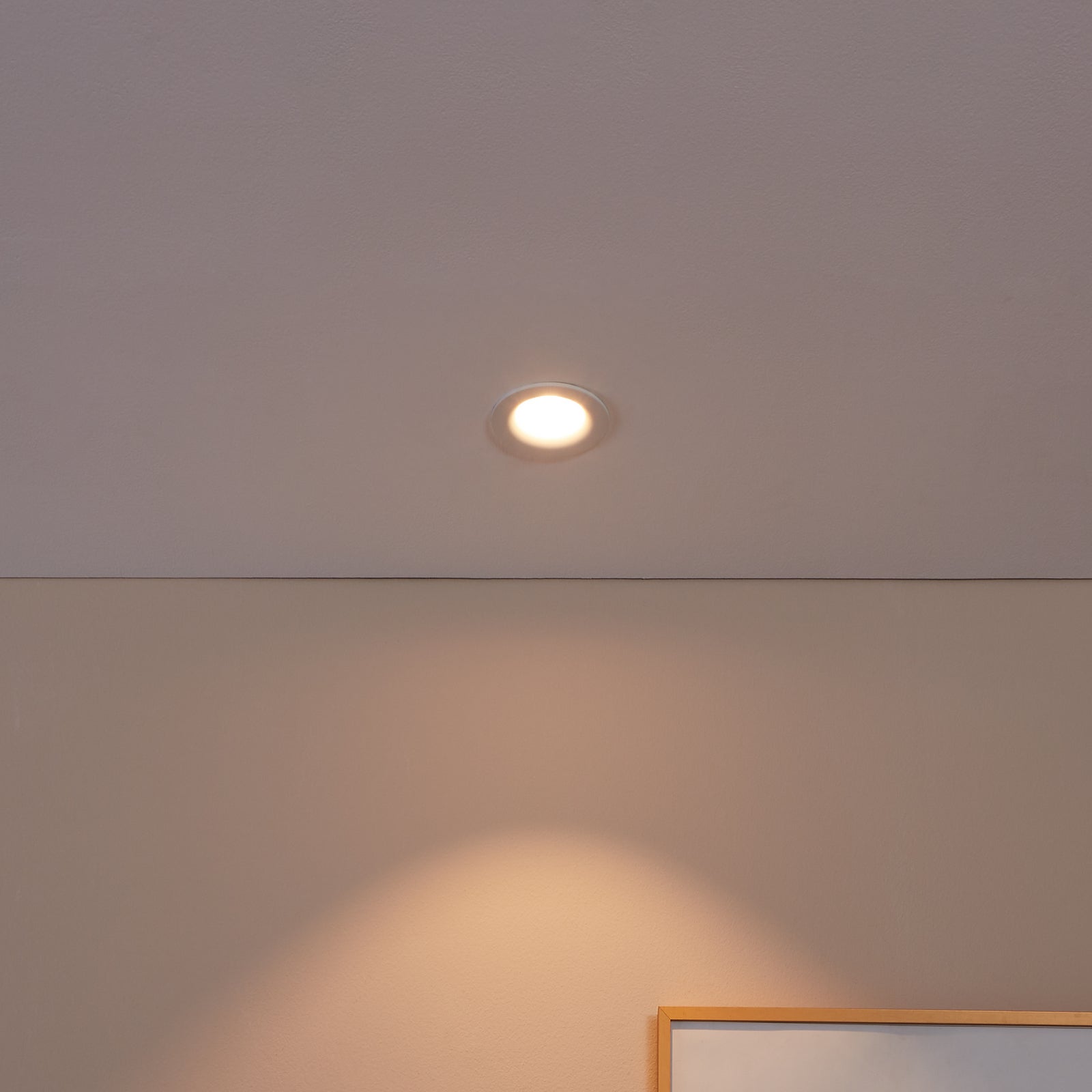 LED innbyggingsspot Saliceto rund aluminium dimbar 6W montert