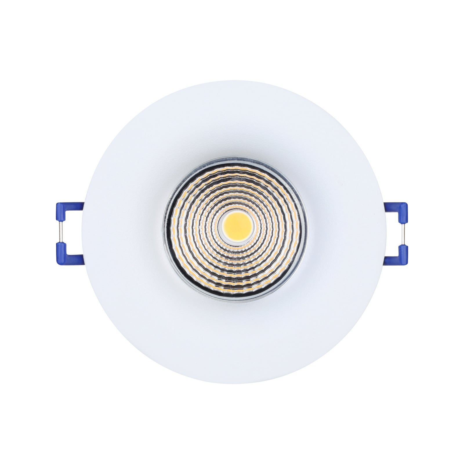 LED innbyggingsspot Saliceto rund aluminium dimbar 6W lys