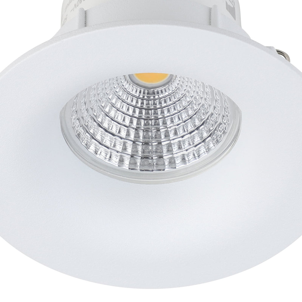 LED innbyggingsspot Saliceto rund aluminium dimbar 6W dimmefunksjon