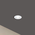LED innbyggingsspot Saliceto svingbar dimbar hvit 4000K forfra