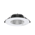 LED innbyggingsspot Shift Ø18 cm hvit dimbar med bevegelsessensor front