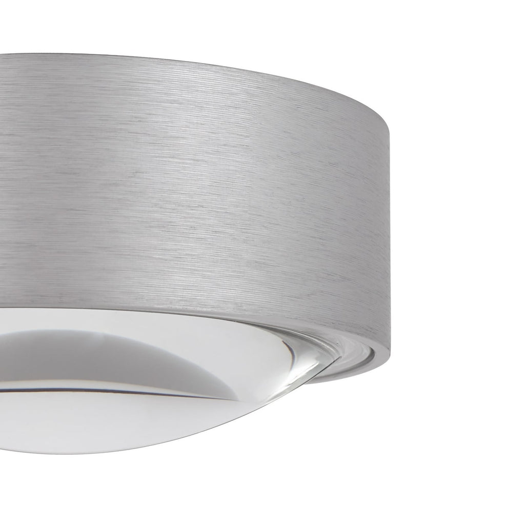 LED innbyggingsspot Siaka grå aluminium lysdetalj