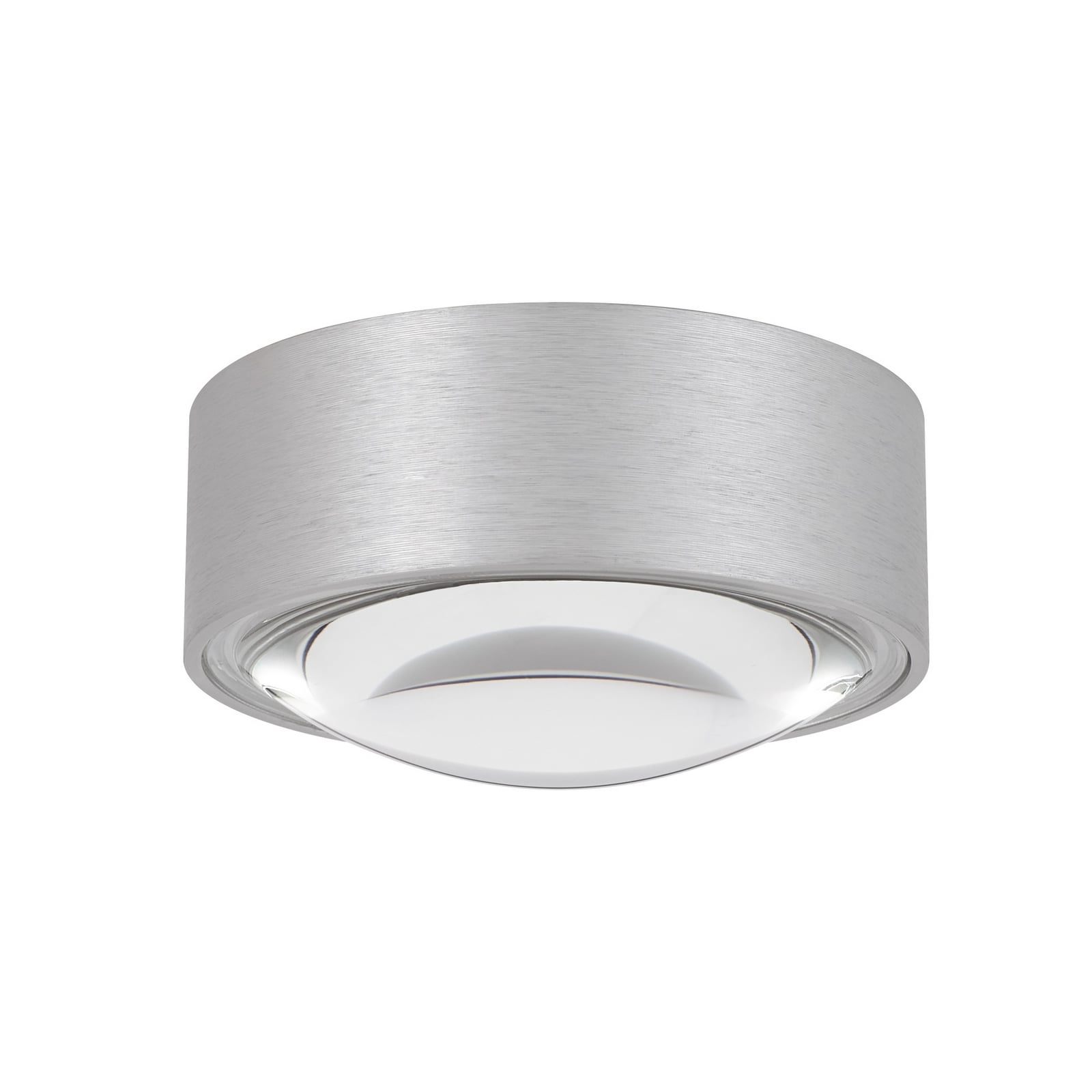 LED innbyggingsspot Siaka grå aluminium montert i tak