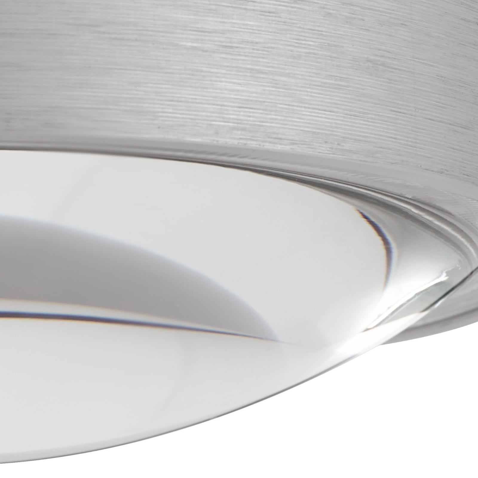 LED innbyggingsspot Siaka grå aluminium sideprofil