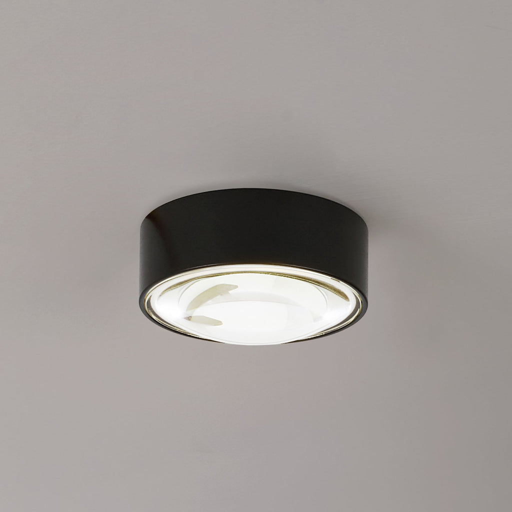 LED innbyggingsspot Siaka svart aluminium Ø5 cm forfra