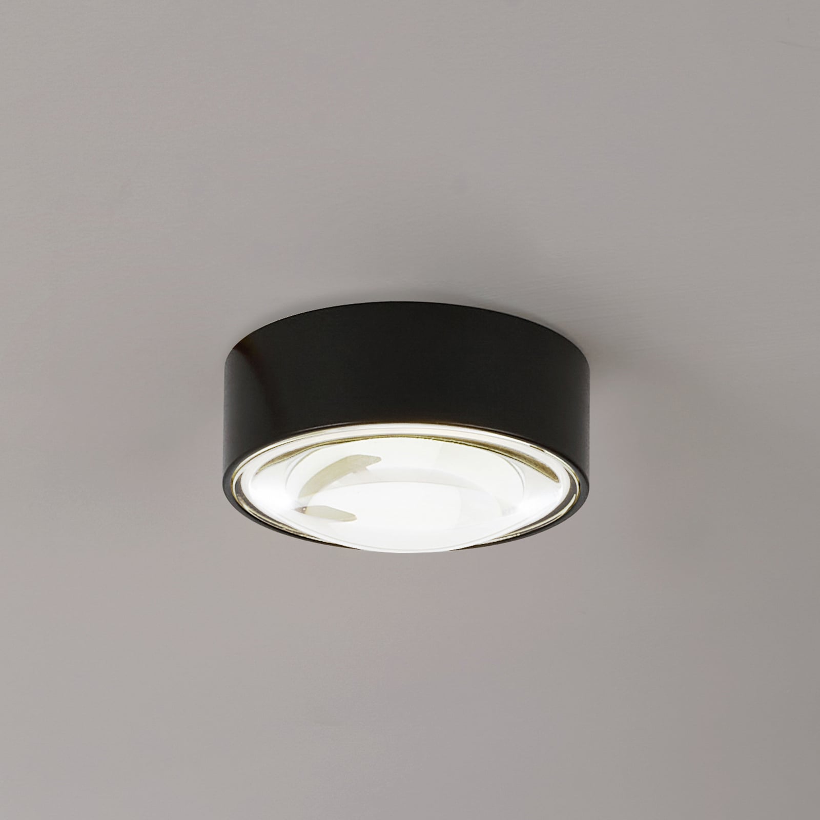 LED innbyggingsspot Siaka svart aluminium Ø5 cm forfra