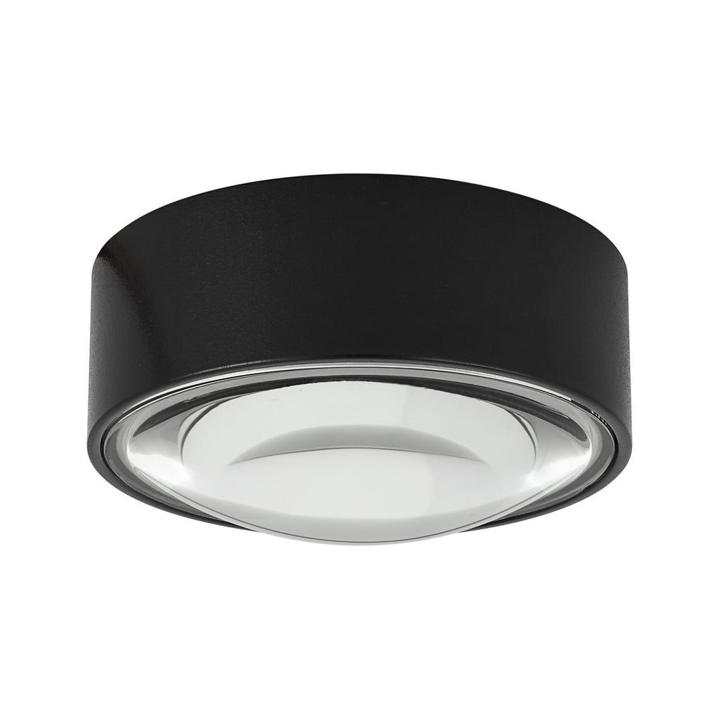 Montert LED innbyggingsspot Siaka svart aluminium Ø5 cm i tak