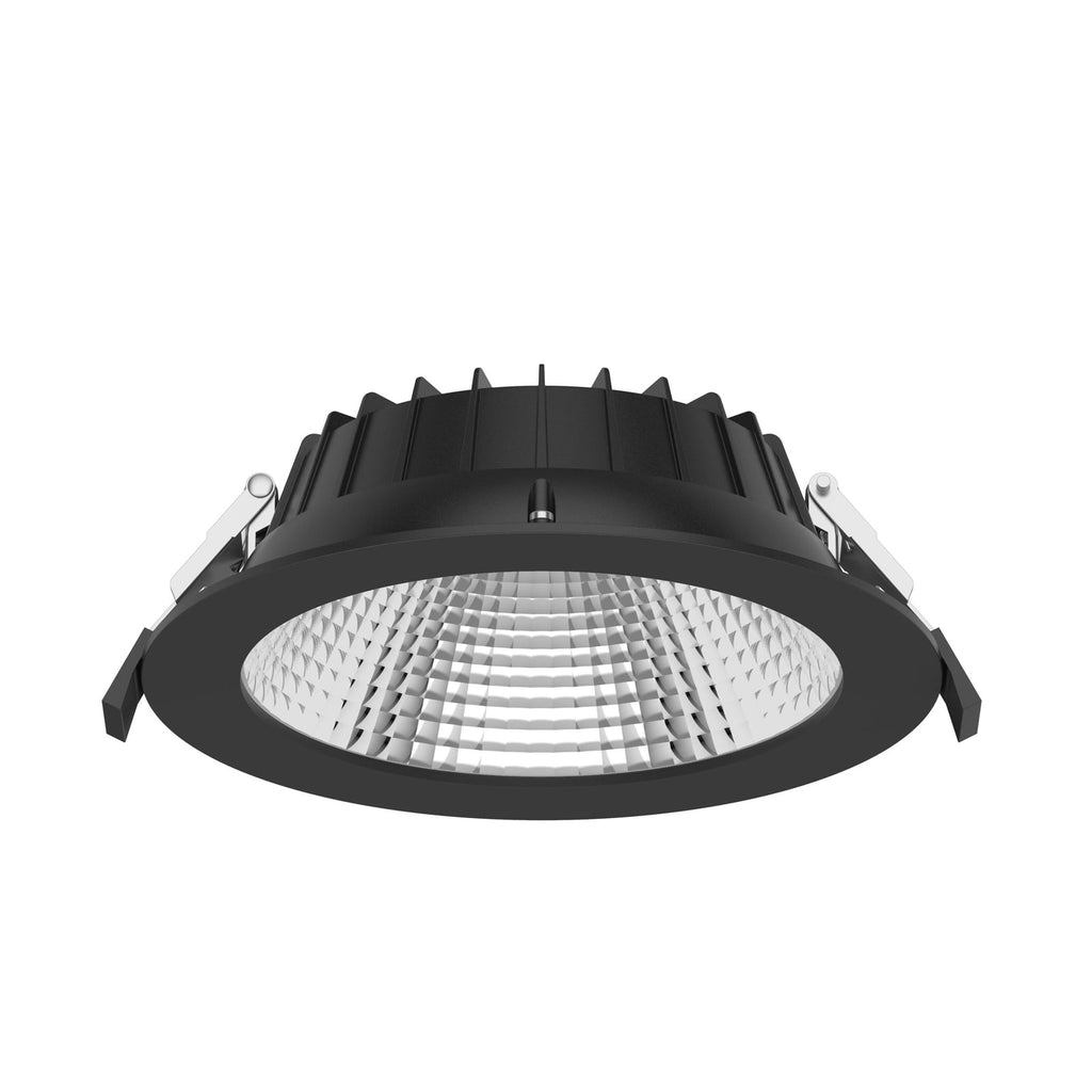 LED innbyggingsspot SLC Shift dimbar CCT Ø19 cm IP54 forfra