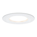LED innbyggingsspot Slim Coin 3-sett dimbar hvit IP44 fra forfra