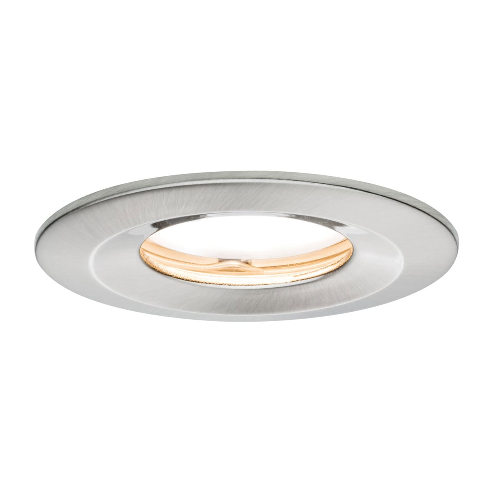 LED innbyggingsspot Slim Coin dimbar IP65 Ø7,8 cm jern - Paulmann forfra
