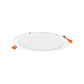 LED innbyggingsspot SLIM rund hvit Ø23 cm forfra