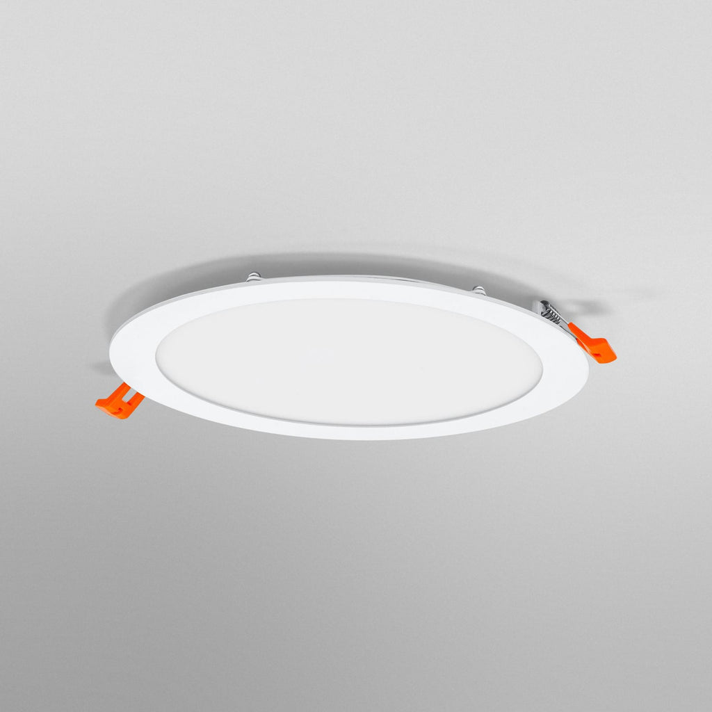 LED innbyggingsspot SLIM rund hvit Ø23 cm detalj