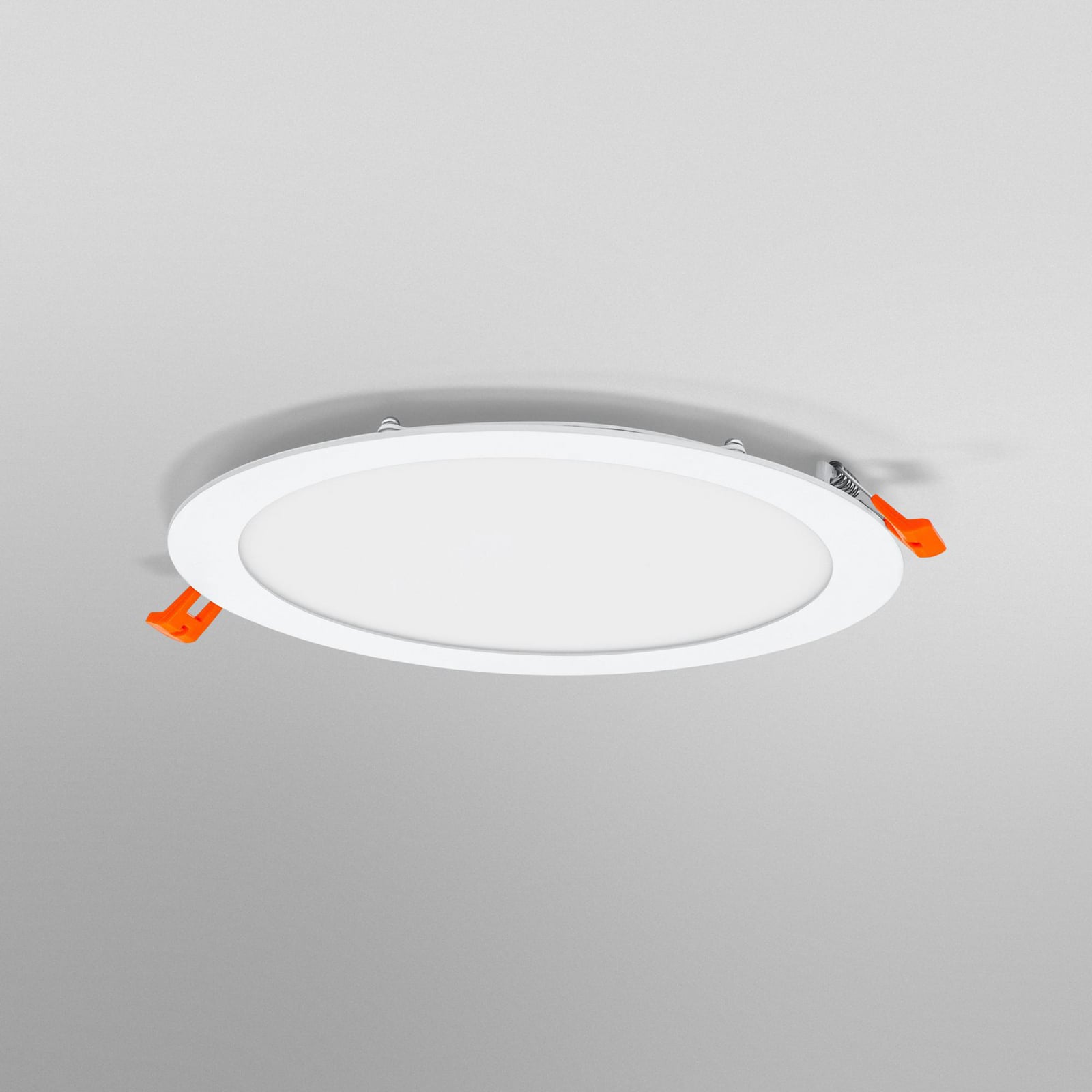 LED innbyggingsspot SLIM rund hvit Ø23 cm detalj