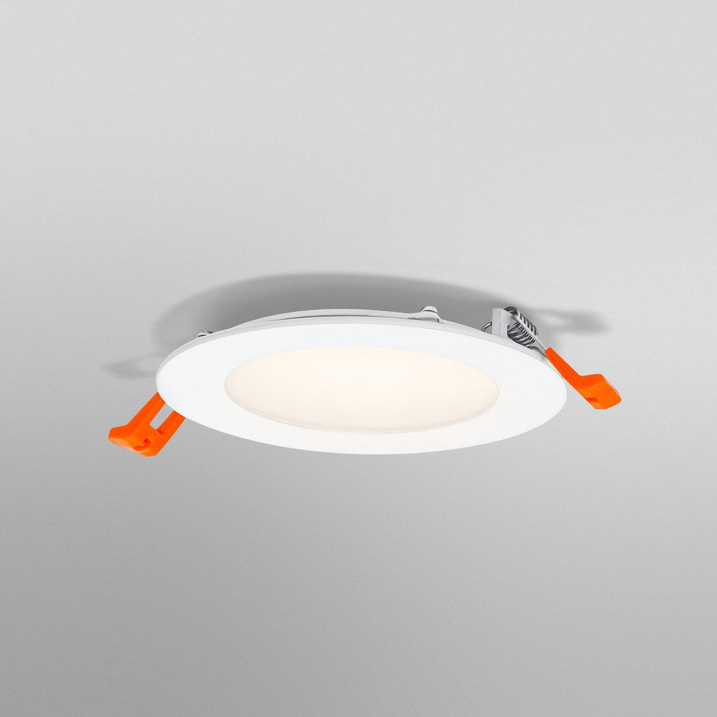 Montert LED innbyggingsspot SLIM rund hvit Ø12 cm 8W 3000K - OSRAM i tak