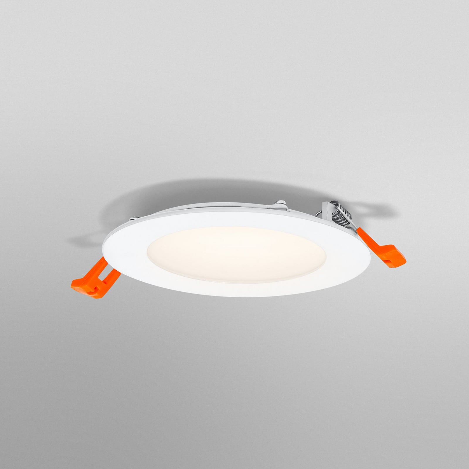 Montert LED innbyggingsspot SLIM rund hvit Ø12 cm 8W 3000K - OSRAM i tak