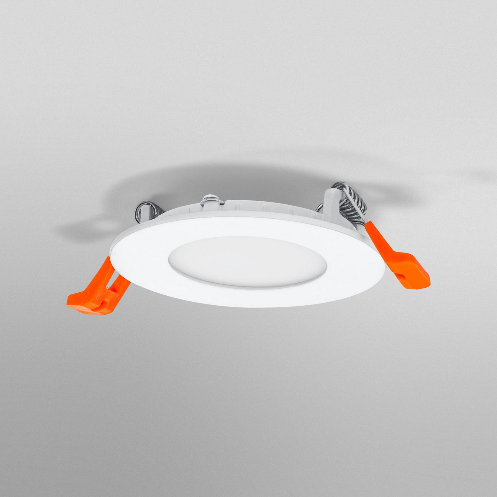 LED innbyggingsspot SLIM ultraslank hvit Ø8,5 cm 3000K - OSRAM montert i tak