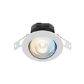 LED innbyggingsspot Smart Downlight 3-pk CCT dimbar hvit forfra