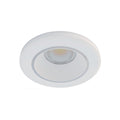 LED innbyggingsspot Smart Halo CCT RGB dimbar IP44 hvit forfra